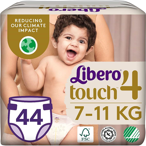 Фото - Одноразовые подгузники Libero Touch 4 7-11 кг 44 шт. (7322541750217)