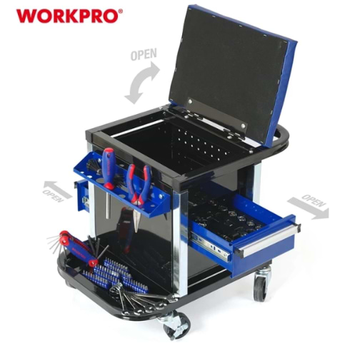 Набір інструментів WORKPRO PRO PLUS 136 пр. (W009039)