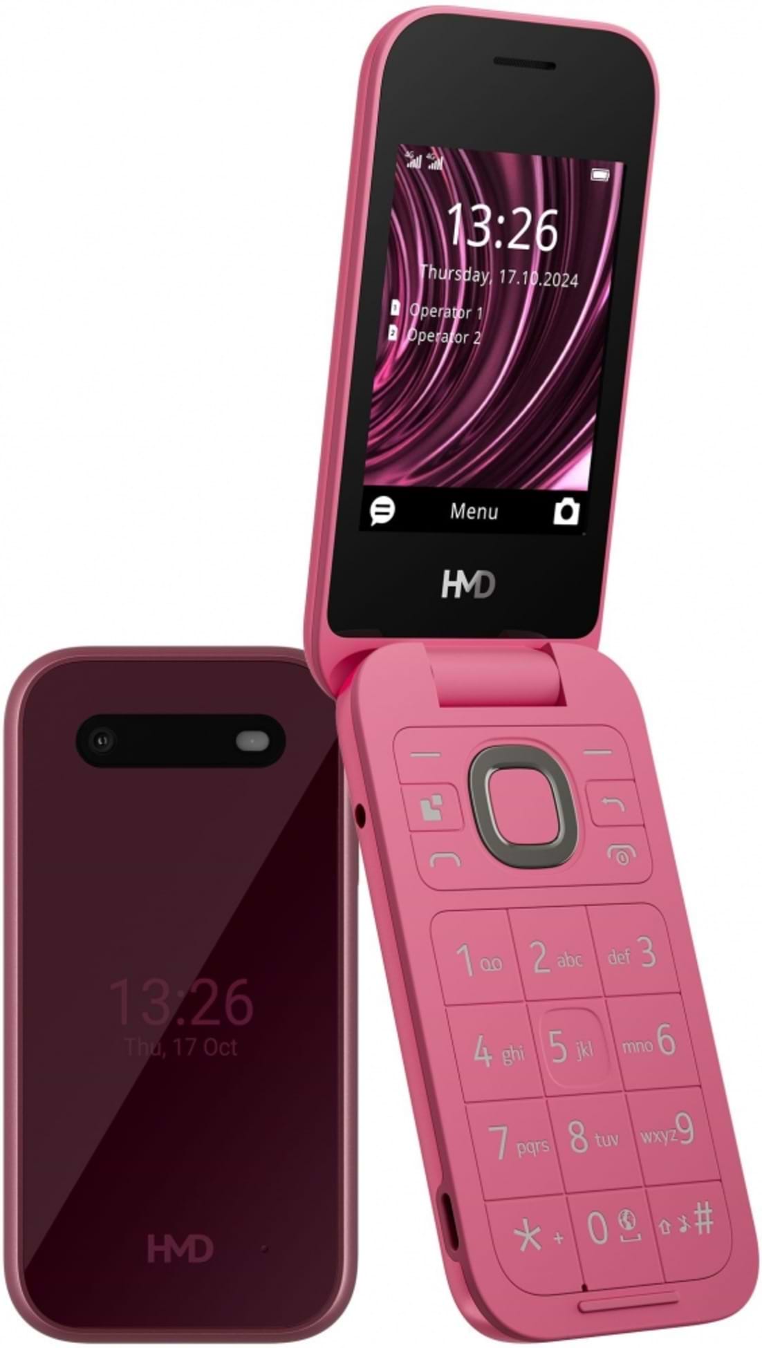 Мобильный телефон HMD 2660 4G Flip DS Red - Фото 1