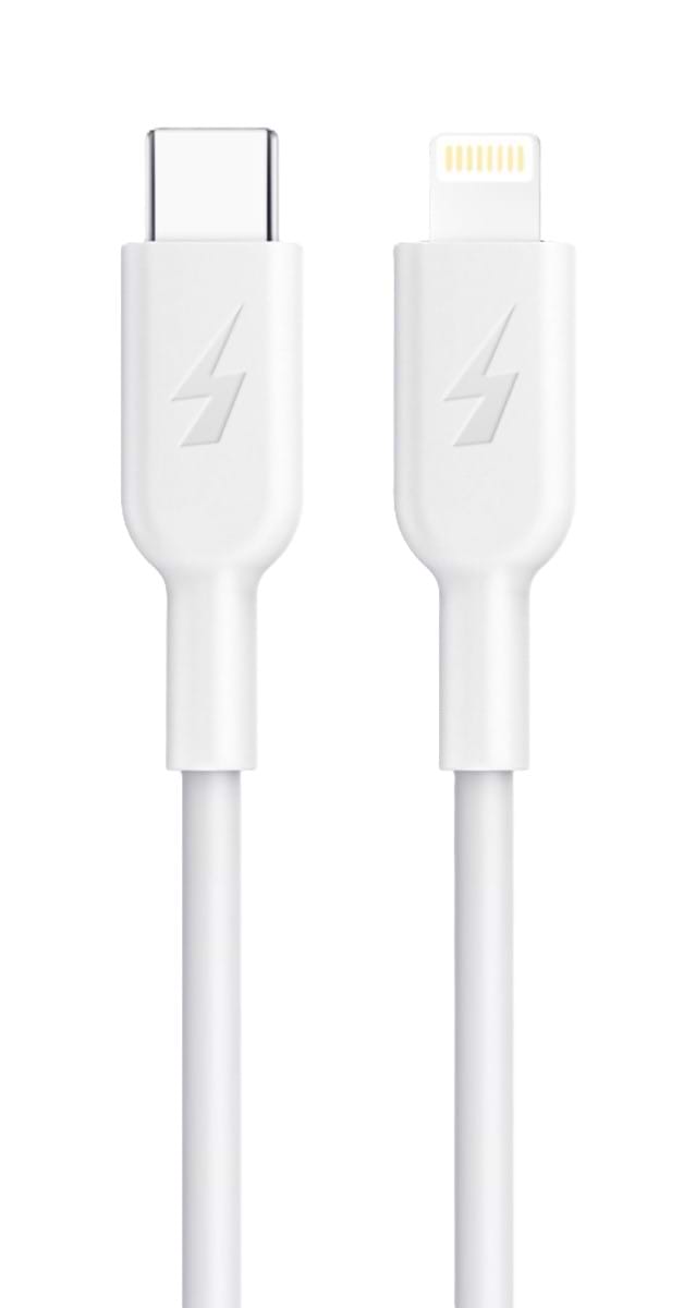 Кабель Profit QY-81 Type-C to Lightning 1m PD3A White (000001368) - Фото 1