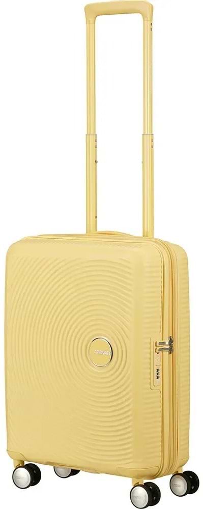 Чемодан American Tourister Soundbox 55 см пастельно-желтый (32G*16001)
