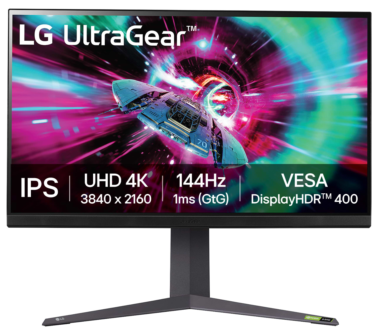 Монитор игровой LG 32GR93U-B - Фото 1