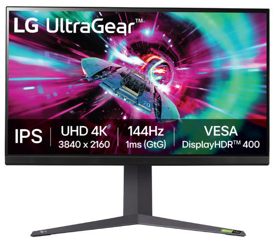 Монитор игровой LG 32GR93U-B