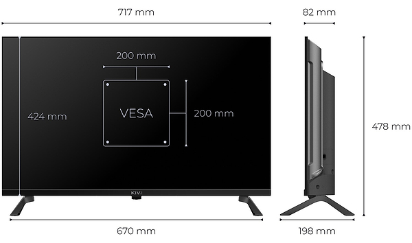 Фото - Телевизор Kivi 32H800KB