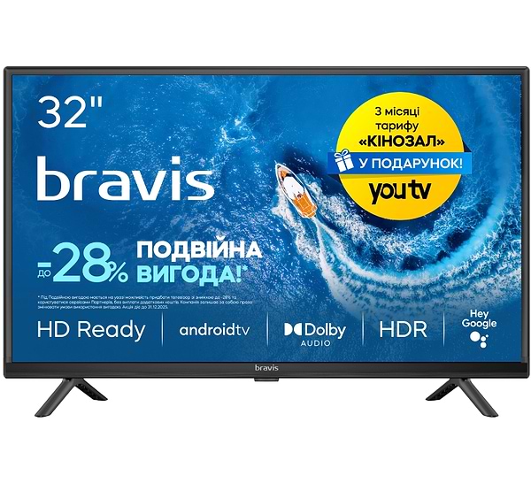 Фото - Телевізор Bravis 32K5000H