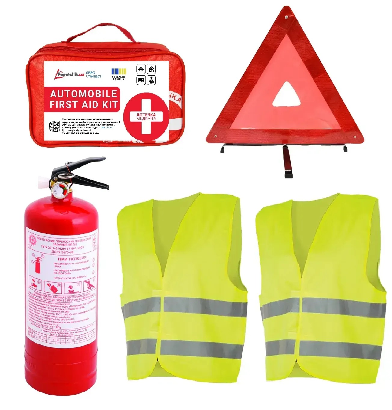 Набір для авто Poputchik ЄВРО (33-034-IS)