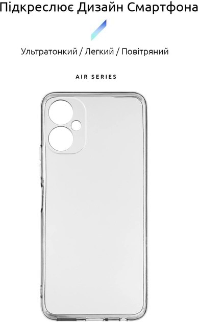 Фото - Чехол для смартфона Armorstandart Air Series for TECNO Spark 9 Pro (KH7n) Camera cover Transparent (ARM64650)