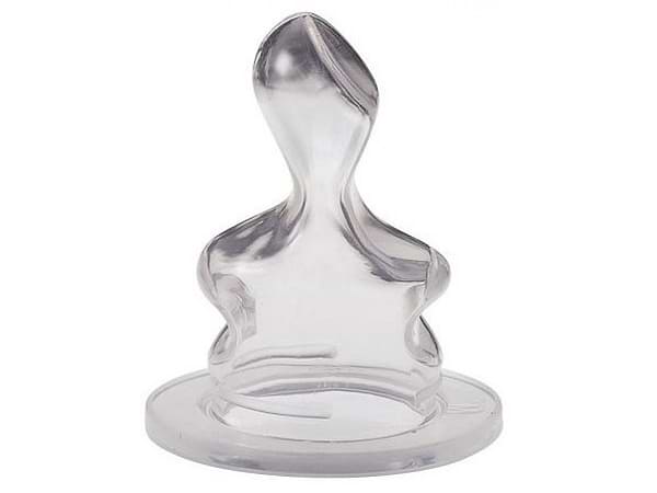 Фото - Средний поток соска детская силиконовая NIP антиколиковая, средний поток, 0-6 мес., 2 шт. (33006)