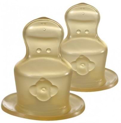 Середній потік соска дитяча латексна NIP антіколіковая, середній потік, 0-6 міс., 2 шт. (33004)