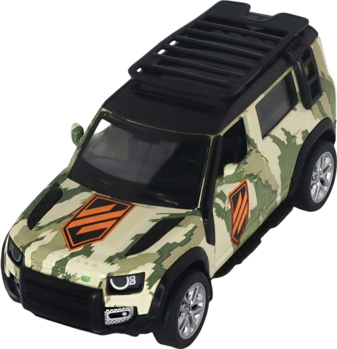 Наземна військова техніка TechnoDrive серії Шеврони Героїв – LAND ROVER DEFENDER 110 – 3 ОШБр (250363M2) - Фото 1