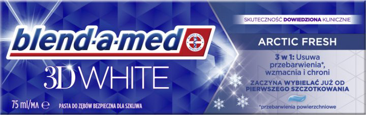 Зубна паста Blend-A-Med 3D White Арктическая Свежесть 75мл