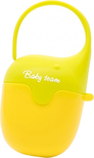 Фото - Контейнер для хранения пустышек Baby Team 3301 желто-салатовый