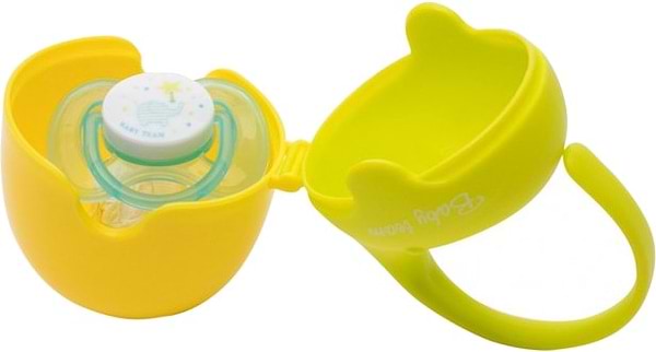 Фото - Контейнер для хранения пустышек Baby Team 3301 желто-салатовый