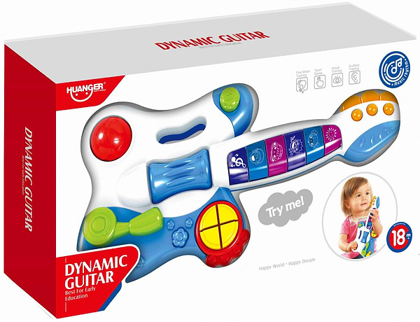 Фото - Гитара HUANGER со светом и звуком (HE0501)