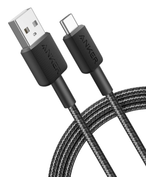 Фото - Кабель синхронизации данных Anker 322 USB-A to USB-C - 0.9m Nylon Black (A81H5G11)