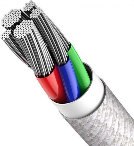 Фото - Кабель синхронізації даних Baseus Type-C to Lightning PD 20W 1m White (CATLGD-02)