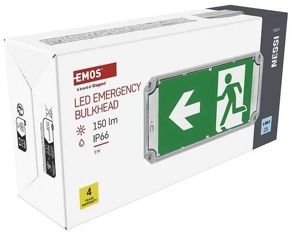 Фото - Светодиодный светильник аварийный EMOS ZN2120 3Вт IP66 AT 3h