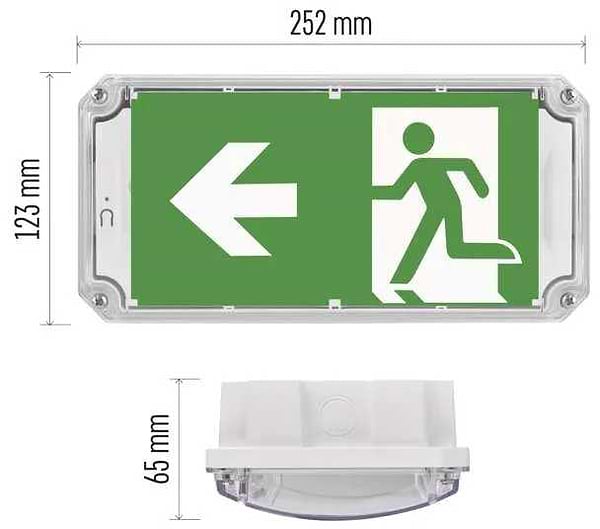 Фото - Светодиодный светильник аварийный EMOS ZN2120 3Вт IP66 AT 3h