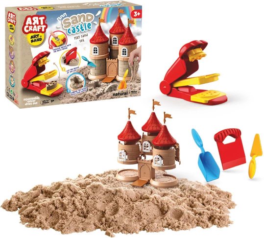 Кинетический песок dede Замок Art Craft 750 г (03738)