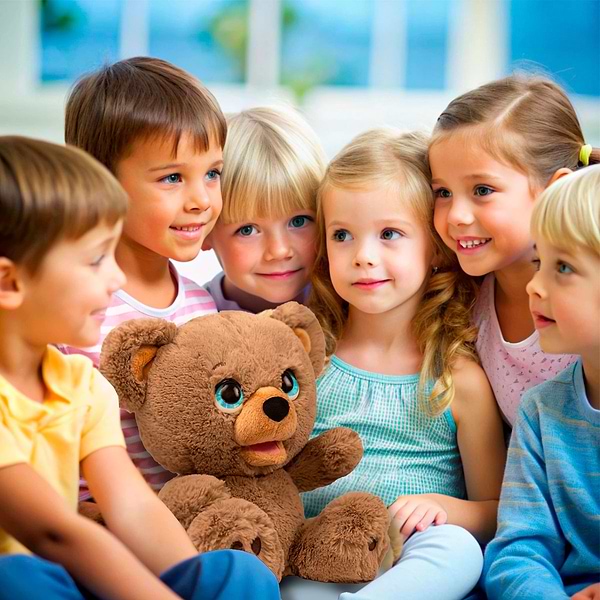 Фото - Інтерактивна іграшка PLAi Ведмедик По – творець твоїх історій на основі ШІ (18723)