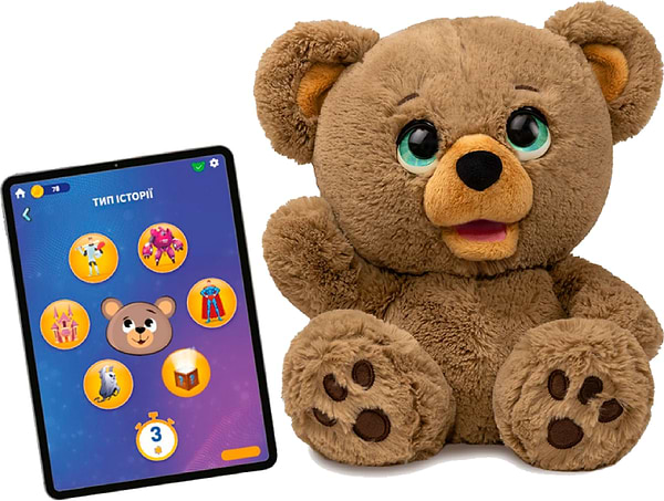 Фото - Інтерактивна іграшка PLAi Ведмедик По – творець твоїх історій на основі ШІ (18723)