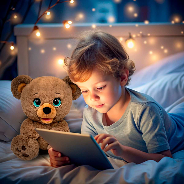 Фото - Інтерактивна іграшка PLAi Ведмедик По – творець твоїх історій на основі ШІ (18723)