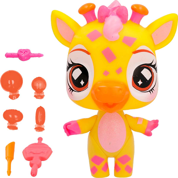 Фото - Фігурки тварин набір Bubiloons W2 – ЖИРАФ РЕДЖІ (85657)