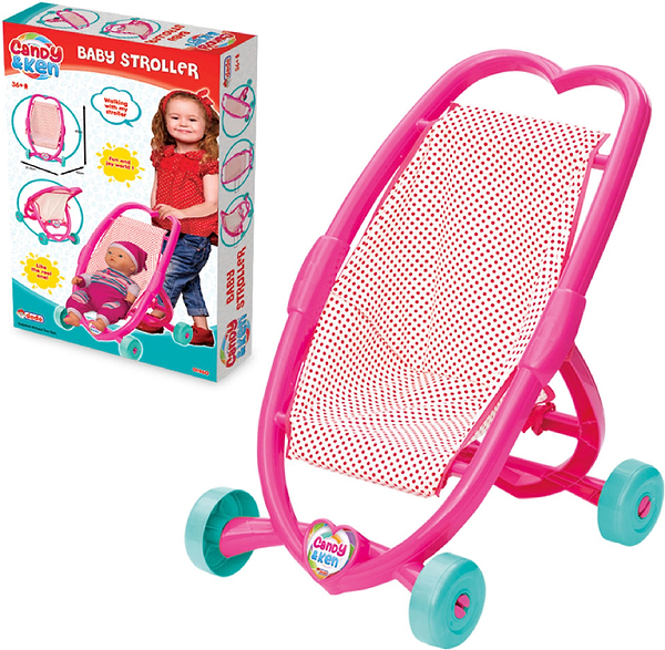 Фото - Коляска для ляльки і пупса dede серденько Candy & Ken (01960)