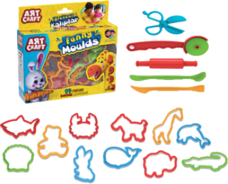 Фото - Набор аксессуаров для лепки dede Веселые зверьки Art Craft (03299) Фото - Набор аксессуаров для лепки dede Веселые зверьки Art Craft (03299)