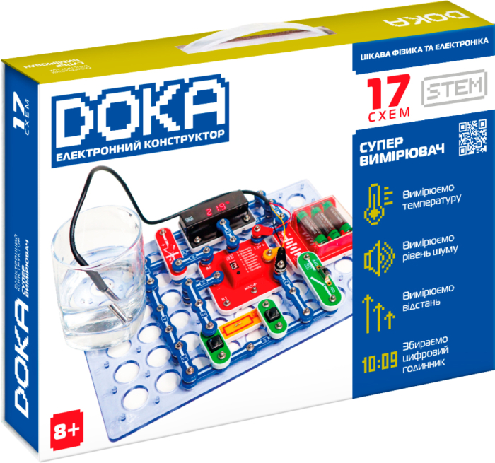 Електронний конструктор DOKA СУПЕРВИМІРЮВАЧ (D70712)