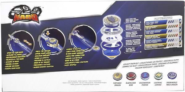 Фото - Волчок Auldey Набор Infinity Nado VI Goggle Battle Pack (EU654161)