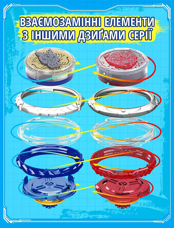 Фото - Волчок Auldey Набор Infinity Nado VI Goggle Battle Pack (EU654161)