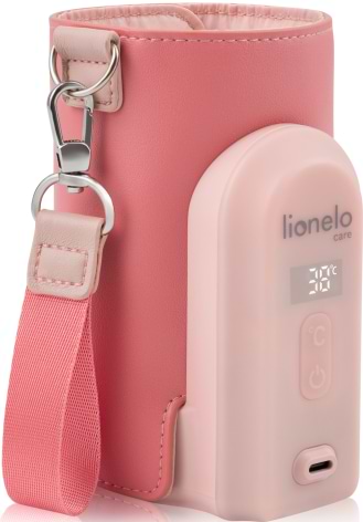 Подогреватель детских бутылочек дорожный Lionelo Thermup Go Evo Coral Pink