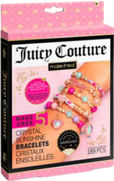 Набір для виготовлення прикрас Make it Real шарм-браслетів Juicy Couture Сонячне сяйво 189 ел. (MR4433)