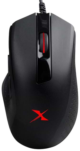 Мышь проводная игровая Bloody X5 Max Black - Фото 1