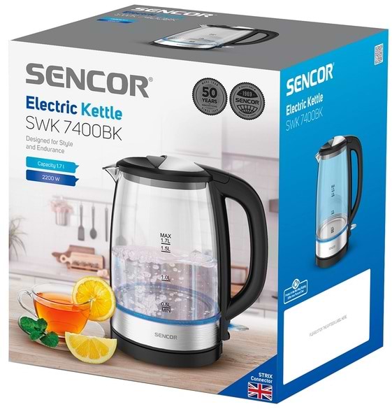 Фото - Электрический чайник Sencor SWK 7400BK