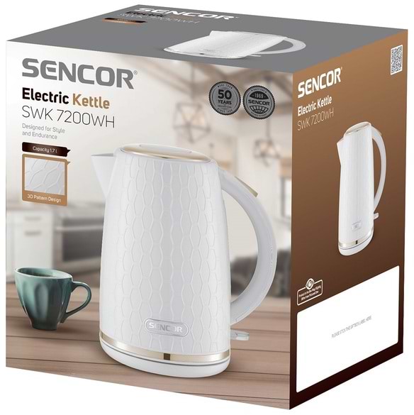 Фото - Електричний чайник Sencor SWK 7200WH