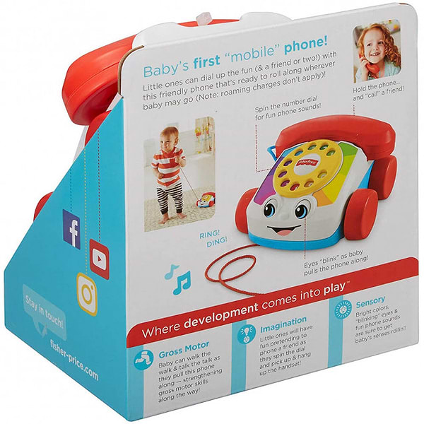 Фото - Интерактивный гаджет Fisher-Price Весёлый телефон (FGW66)