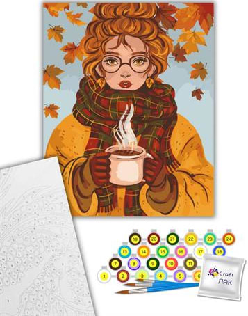 Фото - Картина за номерами ArtCraft Осінній настрій 40х50 см (10143-AC)