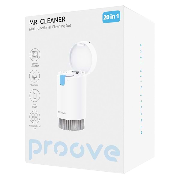 Фото - Набор для чистки мобильных устройств Proove Многофункциональный Mr. Cleaner 20in1 White (MCS00002002)