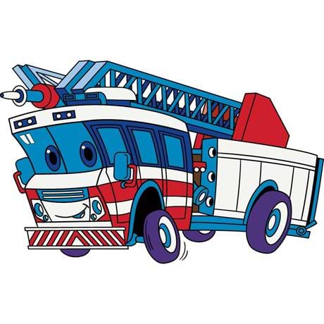 Раскраски ArtCraft Машина-спасатель 25х30 см (15071-AC)