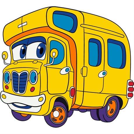 Раскраски ArtCraft Фургончик 25х30 см (15070-AC)