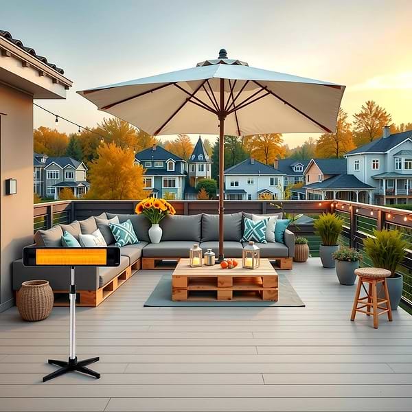 Фото - Обогреватель инфракрасный UFO Basic YU29EN 2900W в комплекте с ножкой