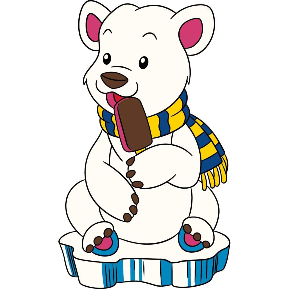 Раскраски ArtCraft Белый мишка 25х30 см (15117-AC)