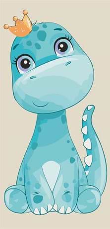 Фото - Картина по номерам ArtCraft Симпатичный динозаврик 40х80 см (15112-AC)