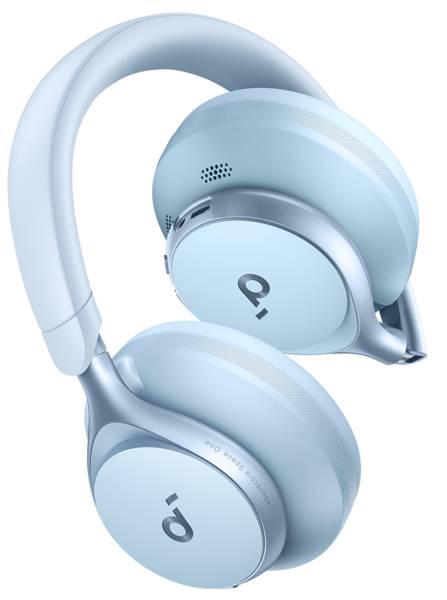 Фото - Навушники повнорозмірні бездротові Anker SoundCore Space One Blue (A3035G31)