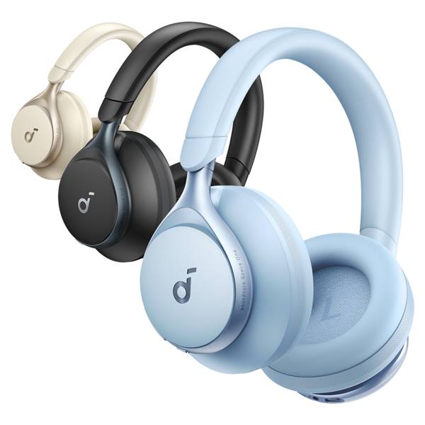 Фото - Навушники повнорозмірні бездротові Anker SoundCore Space One Blue (A3035G31)