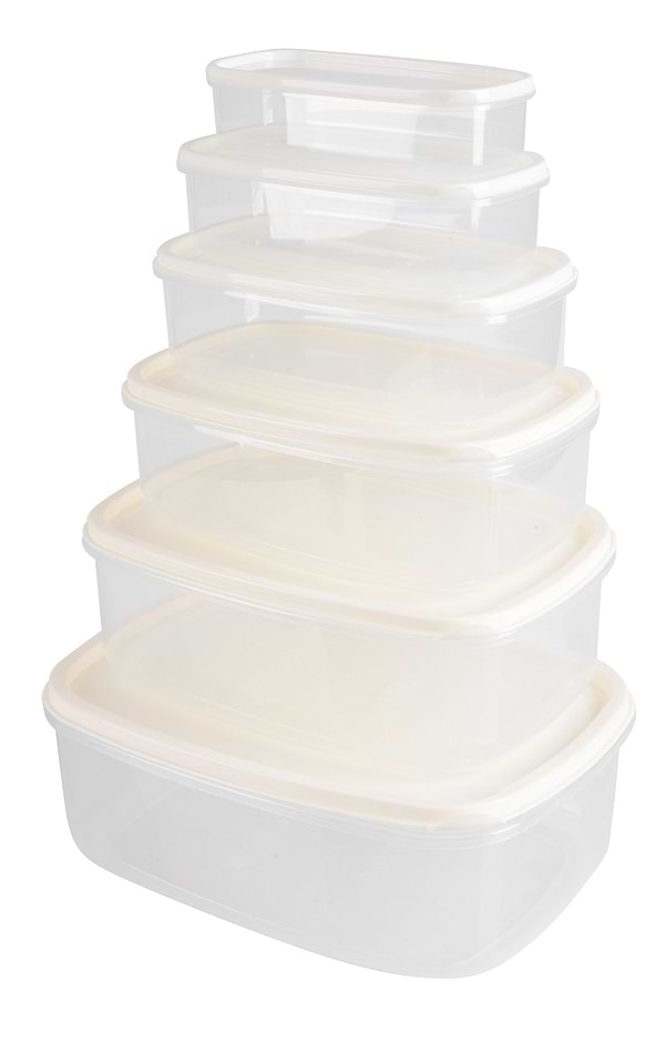 Фото - Набір ємностей для зберігання VIOLET HOUSE 0496 ANTRASIT 0.3/0.5/0.85/1.35/2/3.1 л