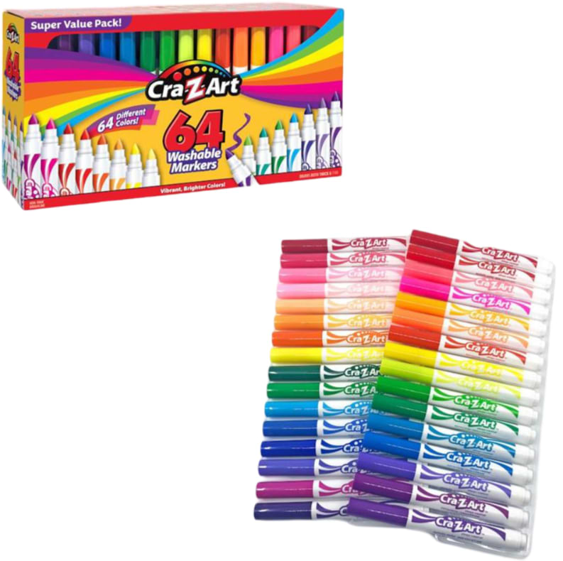 Набор маркеров Cra-Z-Art 64 шт. (01342CRA)