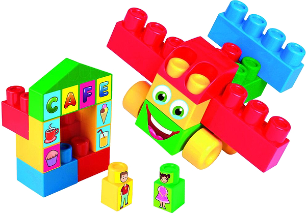 Фото - Пластиковый конструктор Wader Big Blocks 26 эл. (41591)